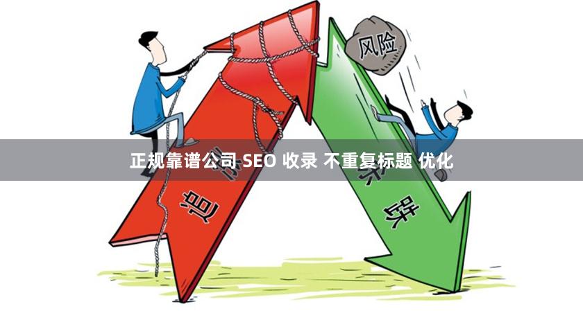正规靠谱公司 SEO 收录 不重复标题 优化